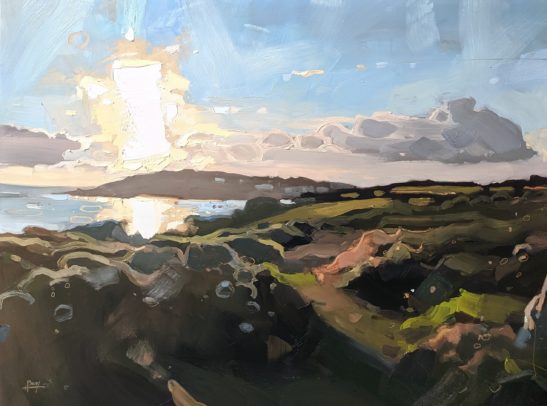 Peninnis Point 46 x 61 cm oil on board