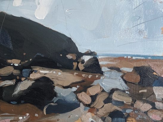 Baggy Point 20 x 30 cm oil on paper