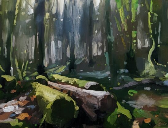 Ford Woods (22 x 30 cm) oil on board