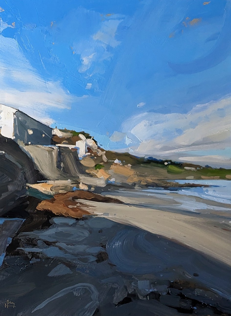 Portscatho (46 x 61 cm) oil on board