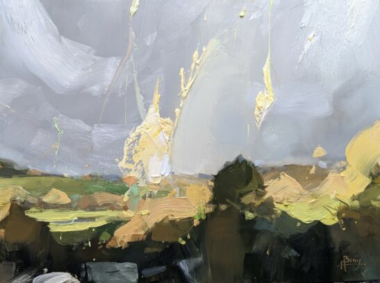 Rainbow (22 x 30 cm) oil on board