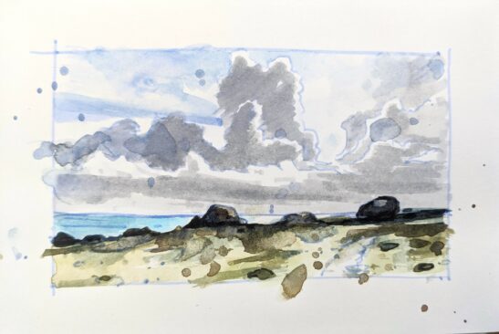 Jacky's Point watercolour