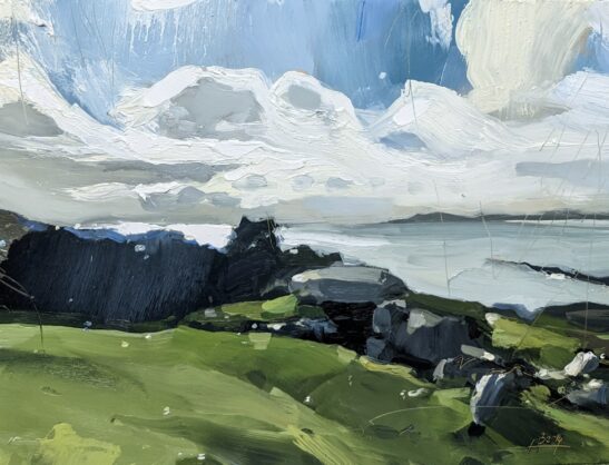 Bant's Carn, St. Mary's, (22 x 30 cm) oil on board