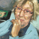 Barbara, (22 x 30 cm) oil on board