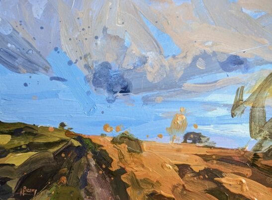 Crowcombe Park, Quantock, acrylics