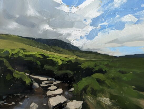 Graig Fan Ddu (oil on Board) 46 x 61 cm