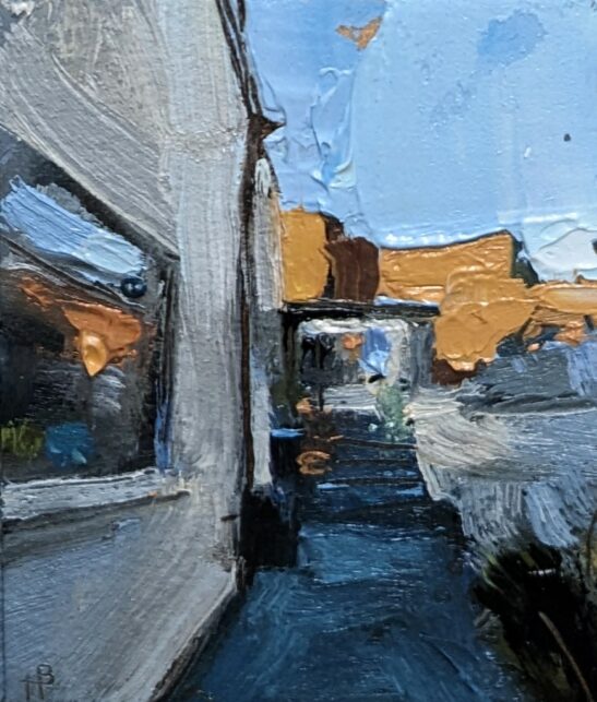 Little Garden, Bedminster (5 x 8 cm) oi on paper