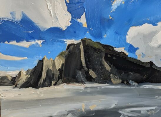 Mouth Mill (22 x 30 cm) oil on board