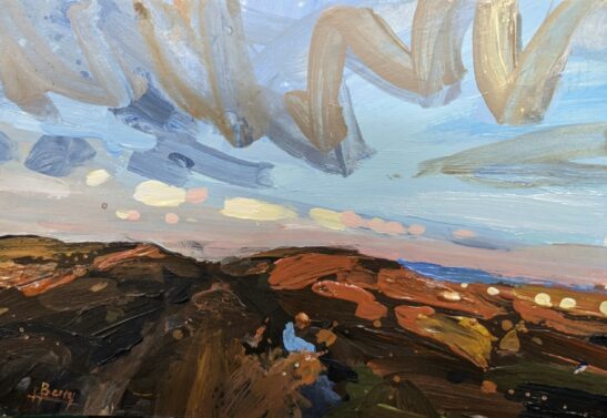 Quantocks, acrylic