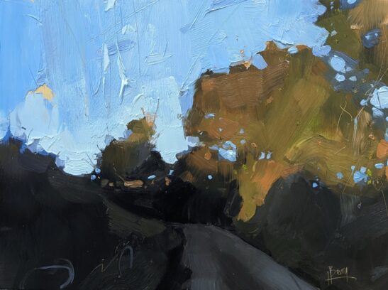 Bohortha (22 x 30 cm) oil on board