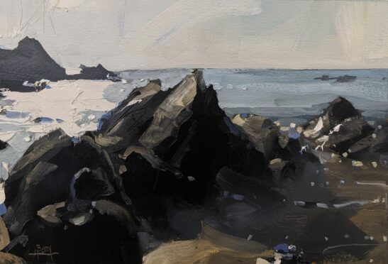 Combesgate (19 x 27 cm) oil on paper