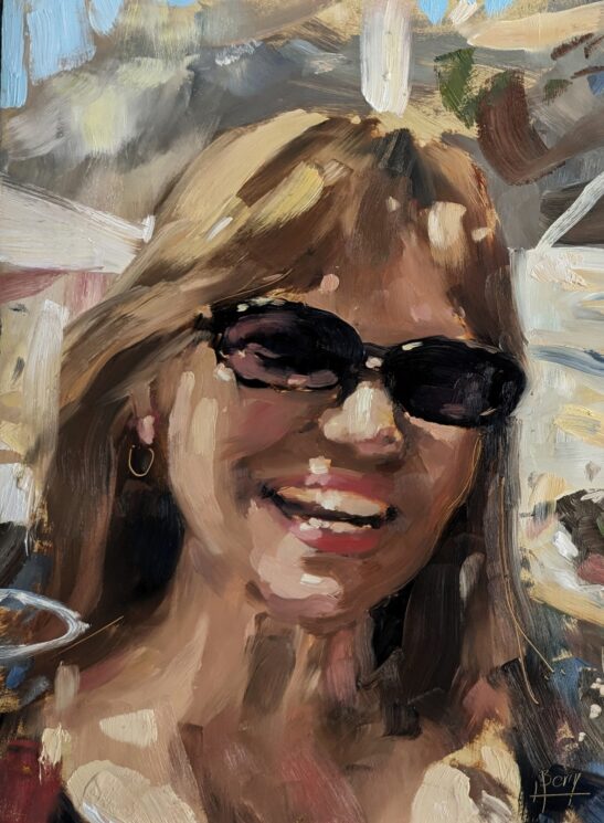 Margaret (oil on board) 22 x 30 cm