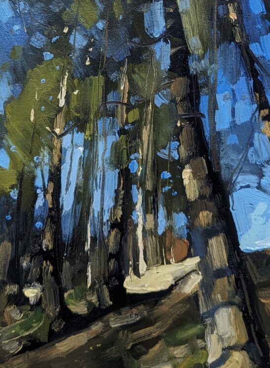 Simonsbath (15 x 20 cm) oil on paper