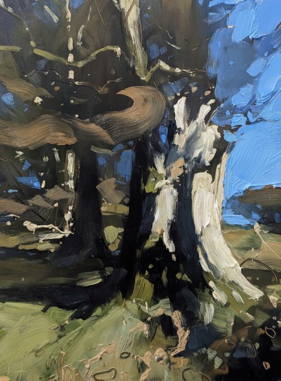 Simonsbath (22 x 30 cm) oil on board