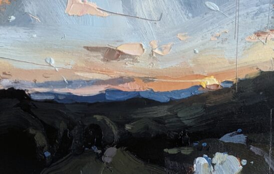 Sunset near Frauenau