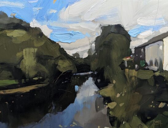 Umberleigh (22 x 30 cm) oil on board
