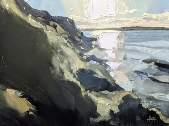 St. Anthony (22 x 30 cm) oil on board