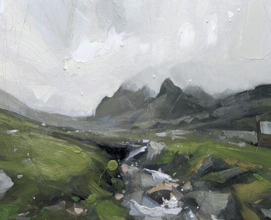Ben Nevis (41 x 51 cm) oil on board
