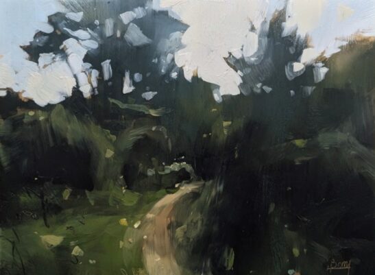 Innisidgen (22 x 30 cm) oil on board