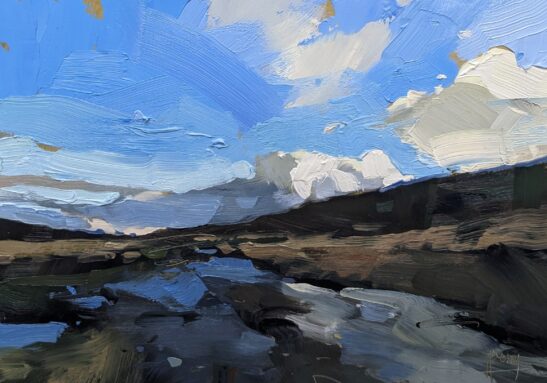Landacre (22 x 30 cm) oil on board
