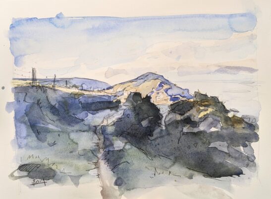 Lynton (31 x 23 cm) watercolours