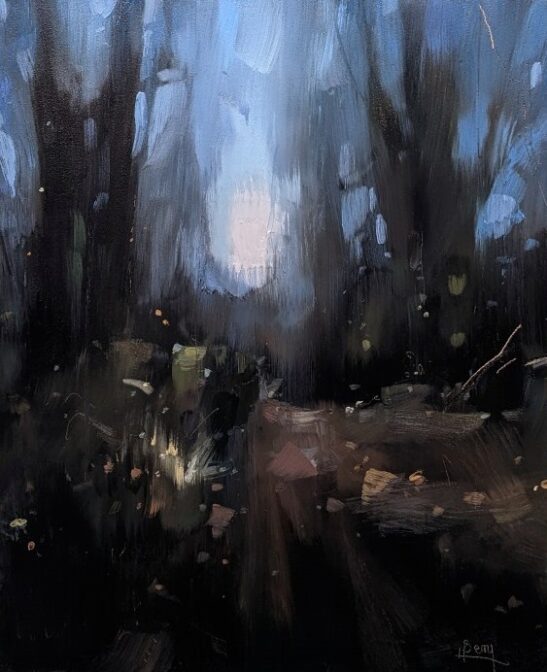 Temperate Rainforest near Porlock (22 x 30 cm)